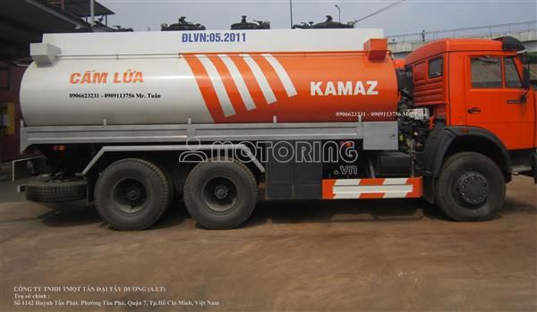 Kamaz Xe xăng dầu 18m3